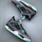 Air Jordan AJ4 Retro - Mysterious Grayish Green