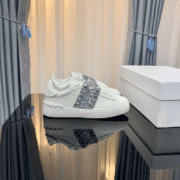 Valentino Studded White Sneakers